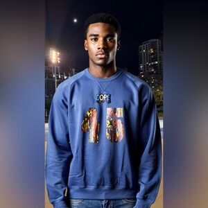 DOPE 45 Terry Sweater “Oozing Drip” Size XXL